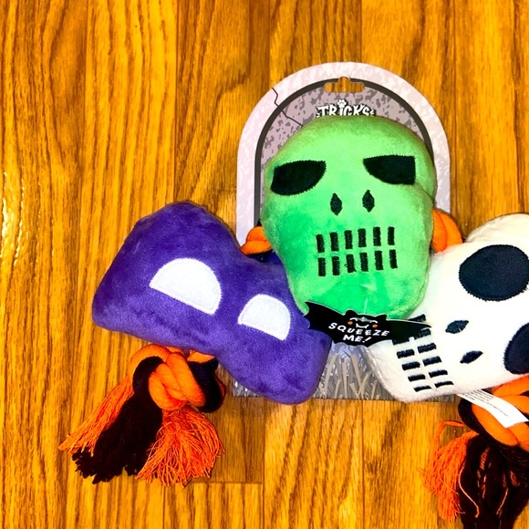 🎉ON SALE🎉⚡️Halloween Tricks for Treats Tug of war rope Toys Skull heads⚡️ - Picture 2 of 5